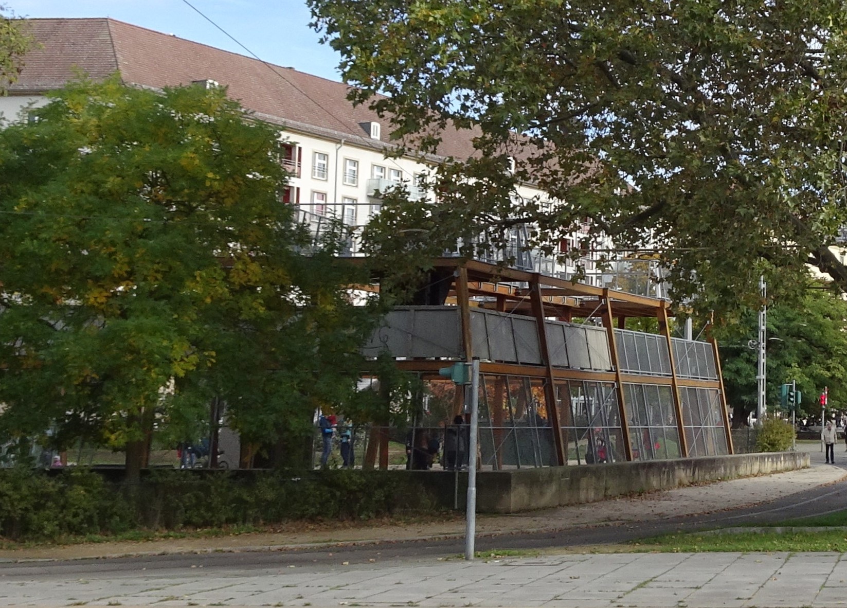 Die Bastion Merkur als Spielplatz