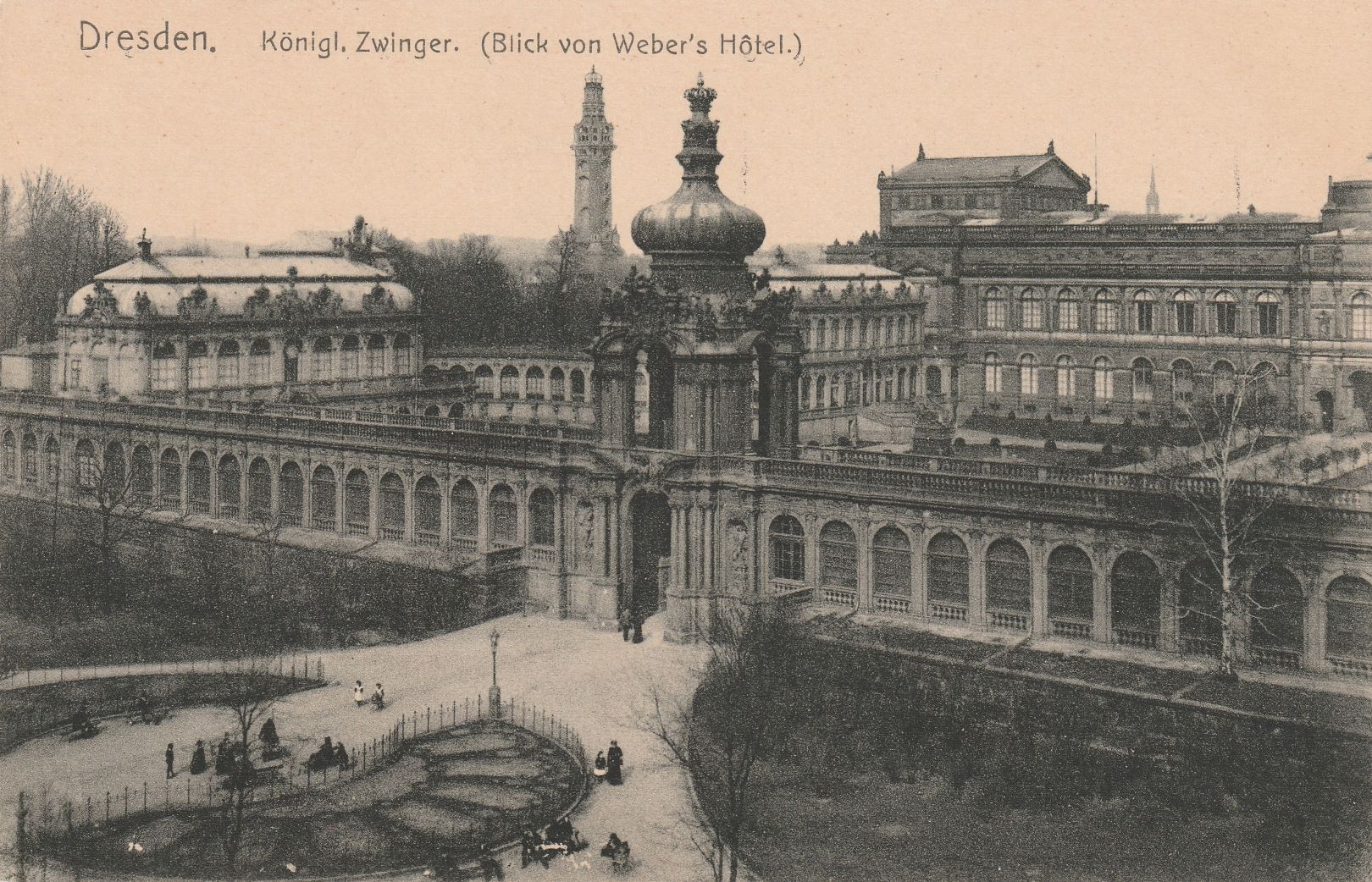 Park vor dem Kronentor