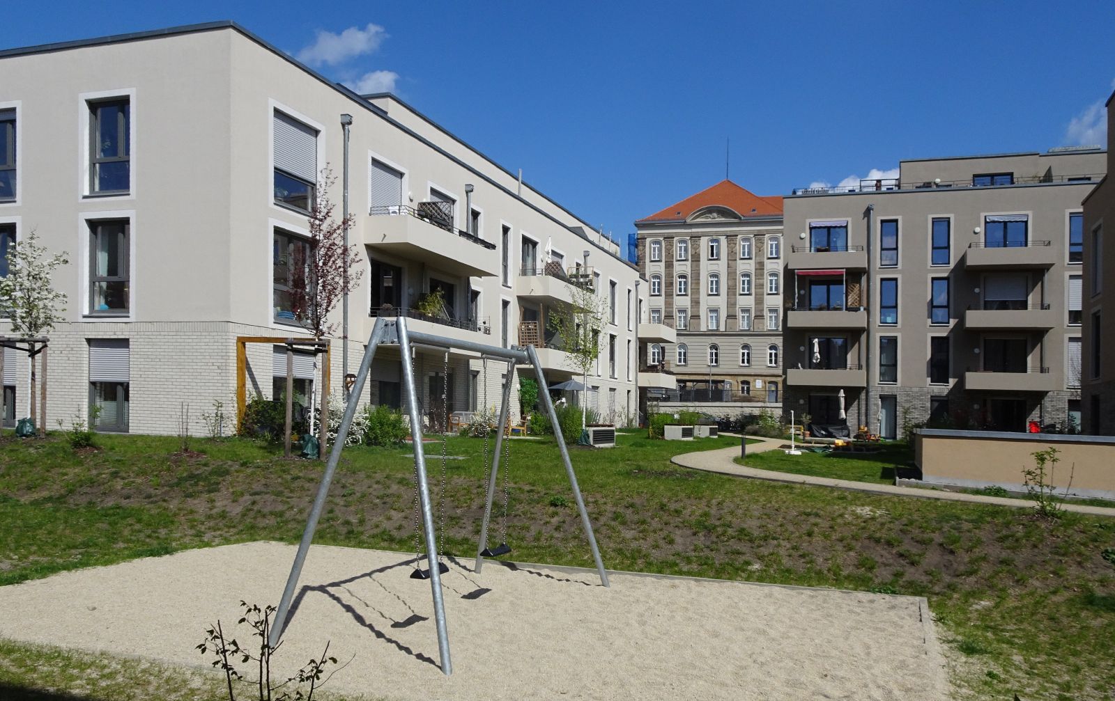 Schanze VII 2026 &ndash; Blick in den linken Teil des Innenhofes